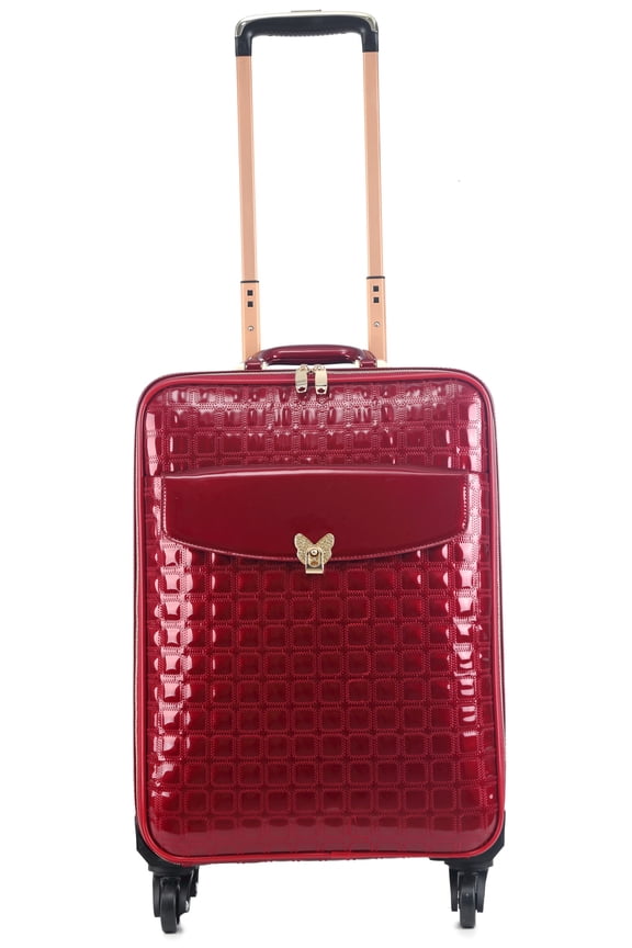 S'Envoler Classy Light Weight Vegan Leather Spinner Luggage