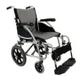 thumbnail image 1 of S-Ergo 115 16 in. seat Ergonomic Transport Wheelchair with Swing Away Footrest in Silver, 1 of 1
