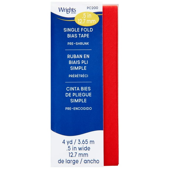 S.F. BIAS TAPE POPPY
