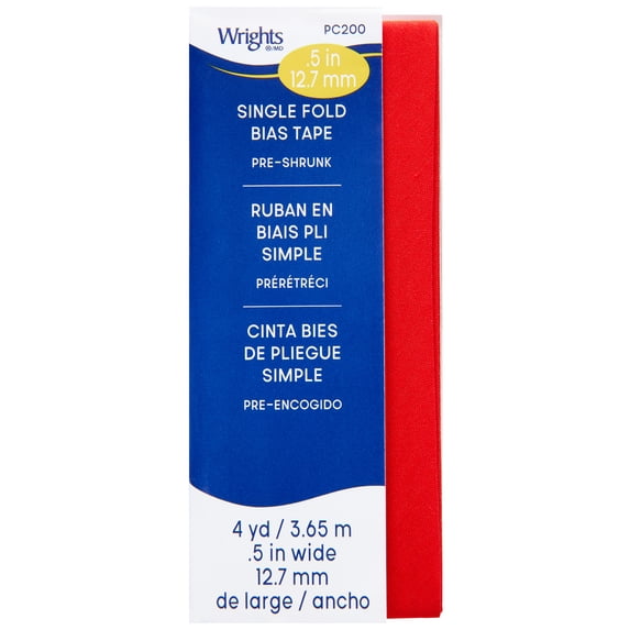 S.F. BIAS TAPE POPPY