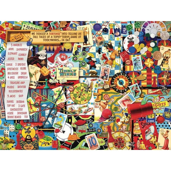 S&F Games, a 500-piece Puzzle by Hart Puzzles