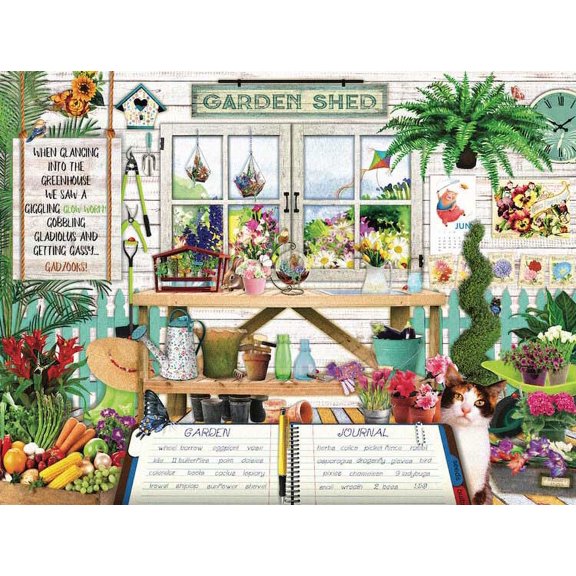 S&F Garden Shed, a 500-piece Puzzle by Hart Puzzles