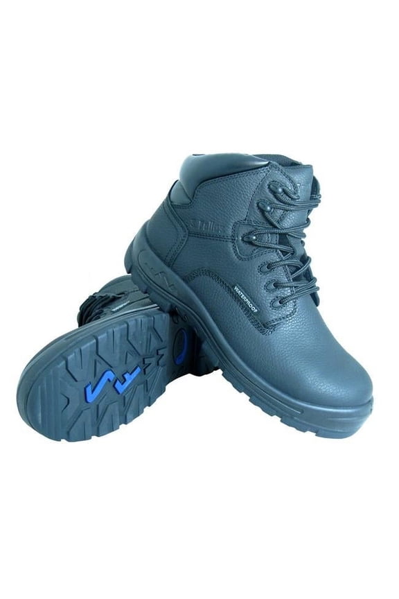 by Genuine Grip 6050-9W Men's Poseidon Comp Toe Waterproof 6 in. Hiker Work Boot  Black - Size 9