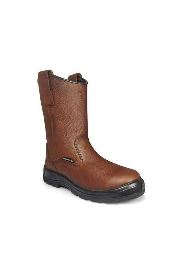 by Genuine Grip 6451-9 Men Orion Composite Toe Safety Work Boot, Brown - Size 9