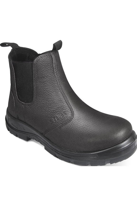 by Genuine Grip 6045-13M Mens Hercules Soft Toe Twin-Gore Boots Black - Size 13