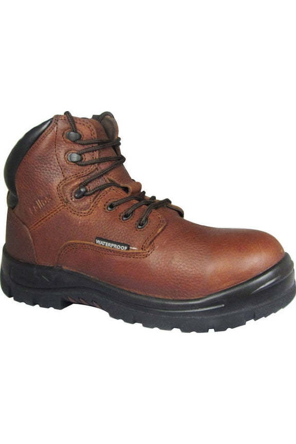 men's s fellas by genuine grip 6061 poseidon waterproof 6" hiker work boot