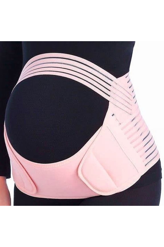 Maternity Belly Bands for Pregnant Women – Adjustable Belly Band for Pelvic & Back Pain – Ideal Supportive Belt for All Stages of Gestation – Pregnancy Must Haves for To Be Moms (Pink,2XL)
