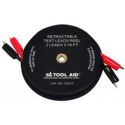 S&G Tool Aid 22810 - Retractable Test Leads Reel-2 Leads x 30'