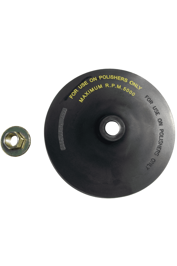 S&G Tool Aid 94820 - 7" Rubber Backing Pad with Hex Spindle Nut