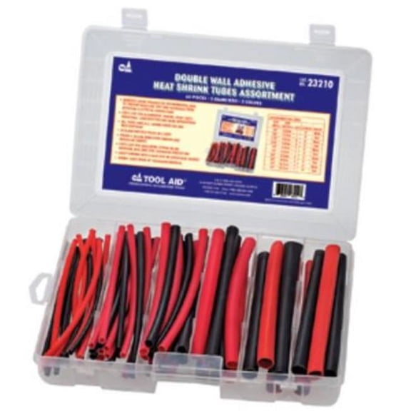 S & G Tool Aid SG23210 Double Heat Shrink Tube Assortment