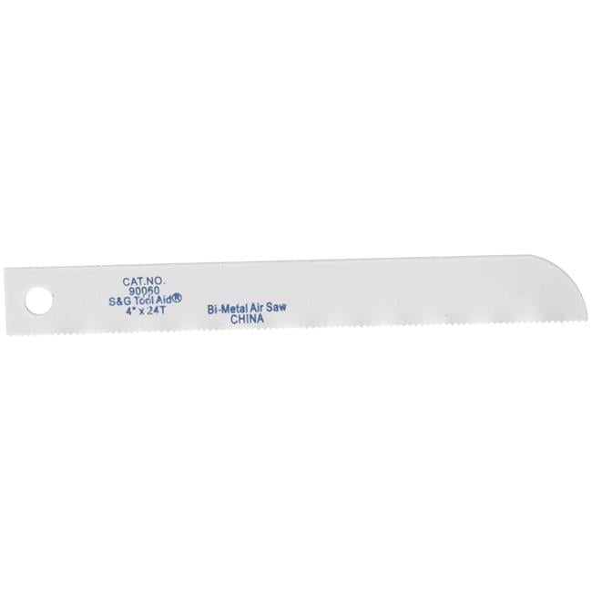 S & G Tool Aid SG90060 4 in. x 24 TPI Reciprocating Air Saw Blades - Pack of 5