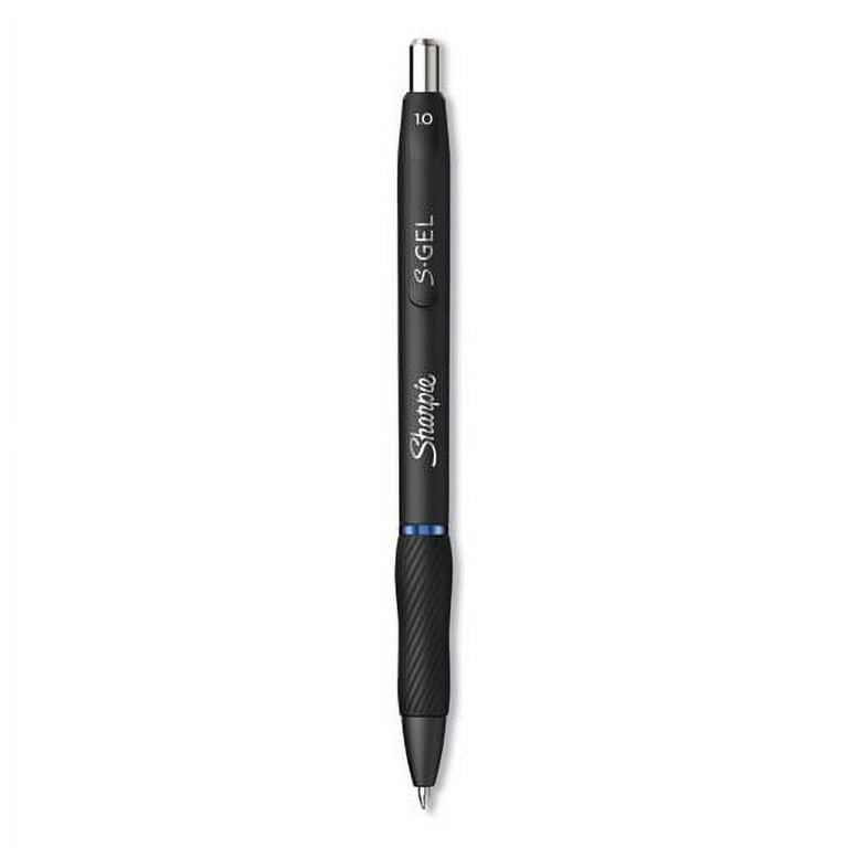 S-Gel High-Performance Gel Pen, Retractable, Bold 1 mm, Blue Ink, Black Barrel, Dozen S-Gel High-Performance Gel Pen, Retractable, Bold 1 mm, Blue Ink, Black Barrel, Dozen