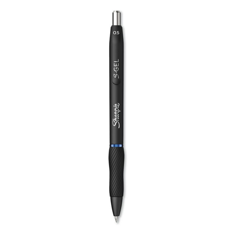S-Gel High-Performance Gel Pen, Retractable, Bold 1 mm, Blue Ink, Black Barrel, Dozen S-Gel High-Performance Gel Pen, Retractable, Bold 1 mm, Blue Ink, Black Barrel, Dozen