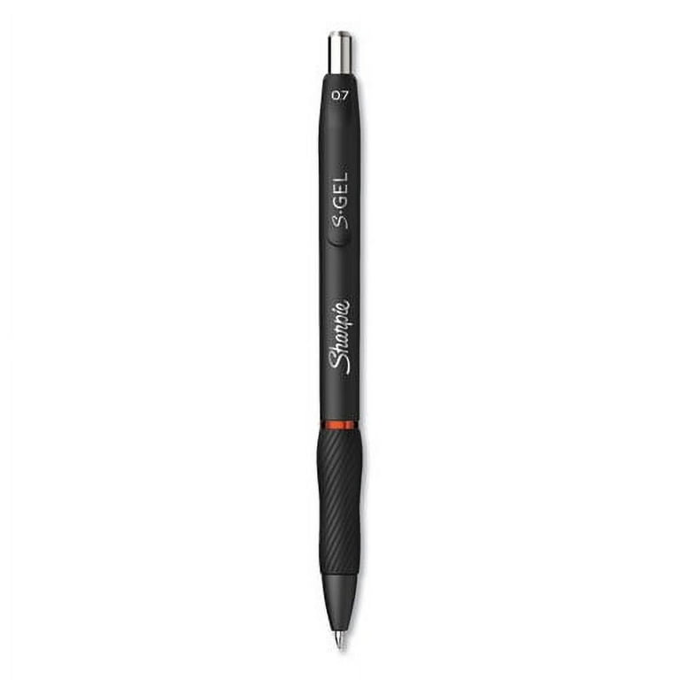 S-Gel High-Performance Gel Pen, Retractable, Medium 0.7 mm, Red Ink, Black Barrel, Dozen S-Gel High-Performance Gel Pen, Retractable, Medium 0.7 mm, Red Ink, Black Barrel, Dozen