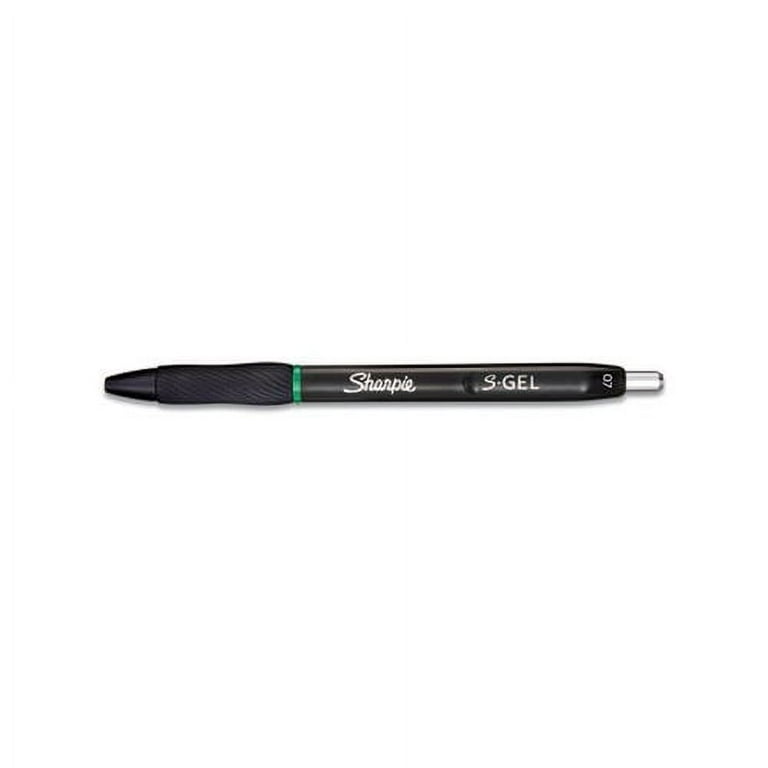 S-Gel High-Performance Gel Pen, Retractable, Medium 0.7 mm, Green Ink, Black Barrel, Dozen S-Gel High-Performance Gel Pen, Retractable, Medium 0.7 mm, Green Ink, Black Barrel, Dozen