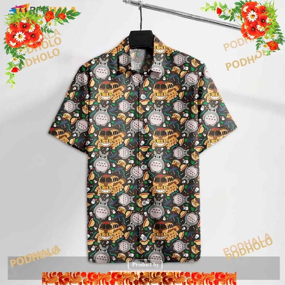 S.Ghibli S.Ghibli My Neighbor Toro Catbus Funny Hawaiian Shirt