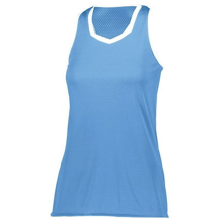 S Girls Crosse Jersey Aqua/White 1679