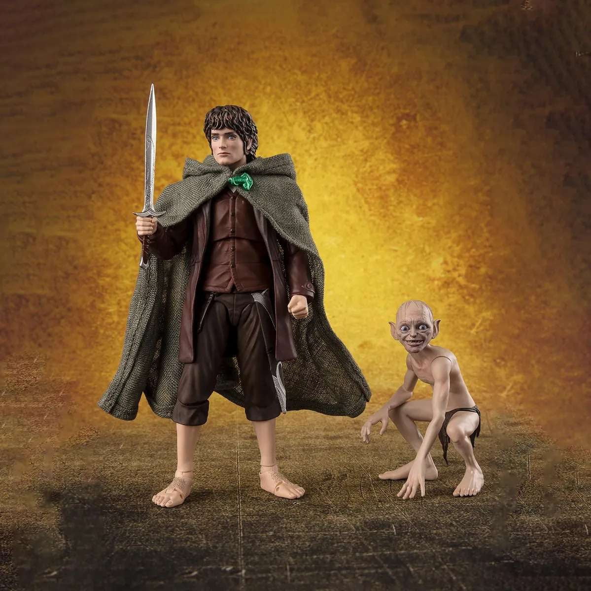 The Lord of The Rings 5 Inch Action Figure S.H.Figuarts - Frodo Baggins & Gollum