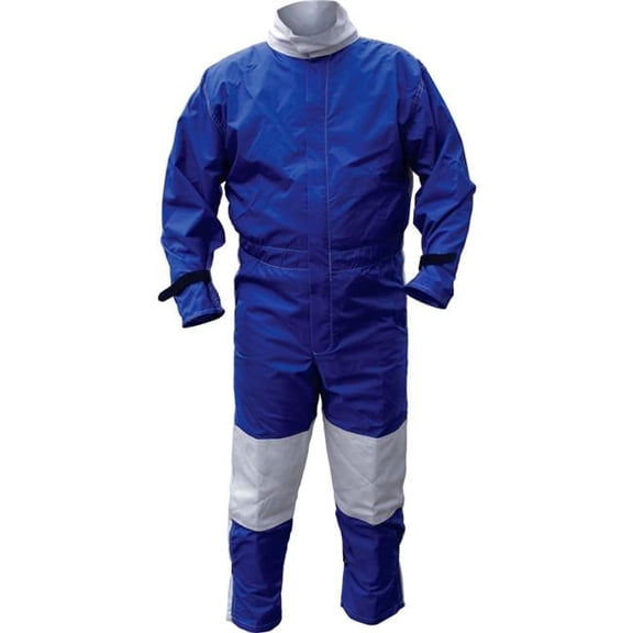 S & H Industries B2247130 Nylon & Cotton Blast Suit, Blue - Small