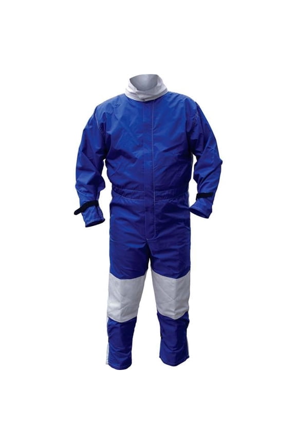 S & H Industries B2247130 Nylon & Cotton Blast Suit, Blue - Small