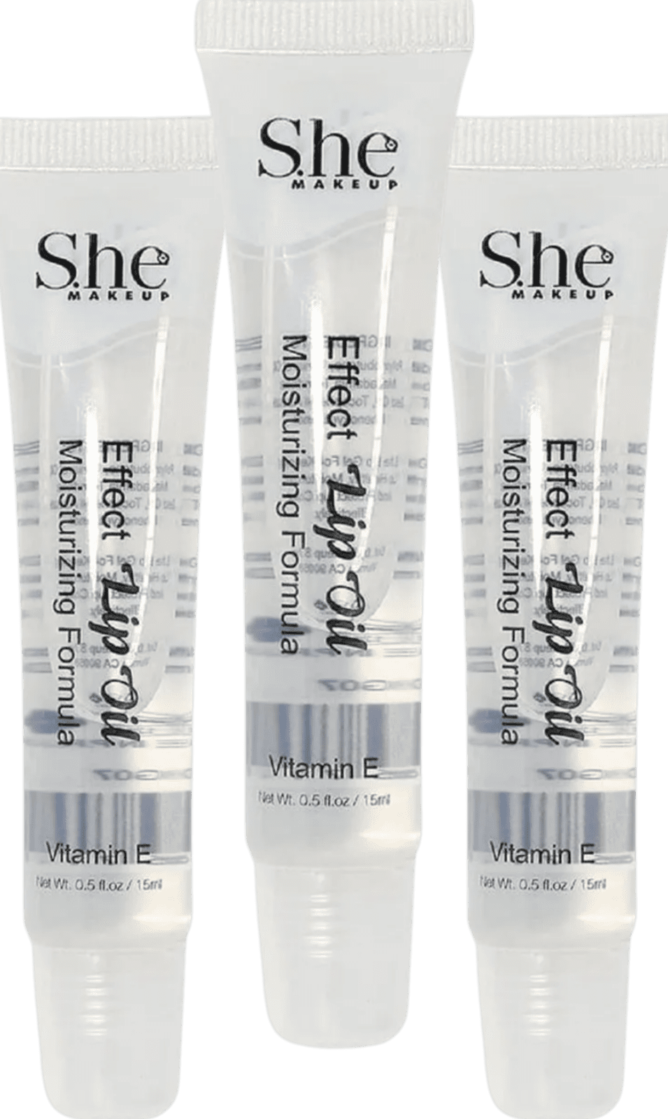 S.HE Makeup Effect Lip Oil Moisturizer VitaminE Infused Lip Gloss 3
