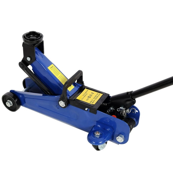 S-HOME 1.5 Ton Low Profile Floor Jack, 5"-11.8" Lift, Steel Racing Jack with Plastic Case, 3300LBS Capacitywithout tTool Box