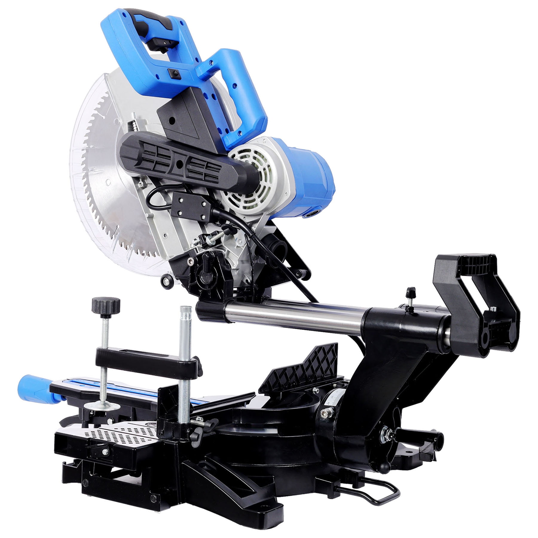 S-HOME 12" Dual Bevel Sliding Miter Saw with Laser, 80T Blade, Extension Table, ETL Certified