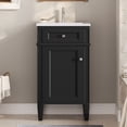 thumbnail image 1 of S-HOME 18-Inch Bathroom Vanity Set With Ceramic Sink And Soft Closing Door, 1 of 11
