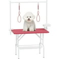 thumbnail image 1 of S-HOME 36 Inch Adjustable Dog Grooming Table in Sturdy MDF and Metal Material with Foldable Legs for Easy Storage, 1 of 9