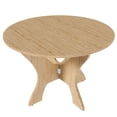 thumbnail image 1 of S-HOME 43-Inch Folding Dining Table, MDF Design For Small Spaces, Versatile Indoor And Outdoor Use, Ancient Oak, 1 of 14
