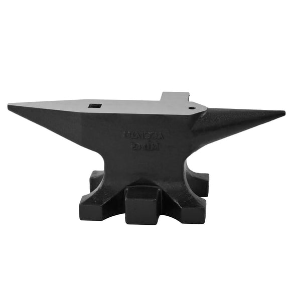 S-HOME 65 lb Multi-Angle Black Steel Anvil with Large Working Area for Efficient Forging and Blacksmithing Tasks