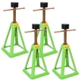 thumbnail image 1 of S-HOME Complete Kit of 4 RV Steel Stabilizer Jacks, Adjustable Height 11 to 17 Inches with Rubber Pads, Lightweight Support for Travel Trailers & Campers, 3300 Lbs Each Load Capacity , Green, 1 of 9