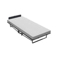thumbnail image 1 of S-HOME Durable Metal Folding Bed Frame With Comfortable Foam Mattress And Pockets, Easy To Move And Store With 4 Castors, 1 of 15