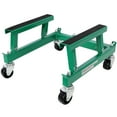 thumbnail image 1 of S-HOME Green Motorcycle Engine Cradle Dolly 1500lbs Adjustable Width Heavy-Duty Garage Tool for ATV, 1 of 10
