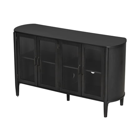 S-HOME Large Storage Cabinet In Entrance For Living And Dining Room With 34 Doors And Modern Design