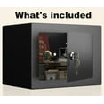 thumbnail image 1 of S-HOME Secure Safe With Key And Password Mini Storage Cabinet 0.23 Cubic Feet Small Safe For Home Use Valuable Items, 1 of 7
