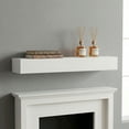 thumbnail image 1 of S-HOME Solid Wood 60 Inch Paulownia Fireplace Mantel Wall-Mounted Floating Shelf For Stylish Home Decor And Organization, 1 of 9