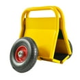 thumbnail image 1 of S-HOME Super Weight 1000 LBS Capacity Heavy Duty Panel Dolly with Two Handles and 10 Inch Solid Rubber Tires for Easy Movement，Yellow, 1 of 8