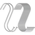 S Hooks, 30 Pcs 3.7 Inch Small Metal S Hooks Closet S Shaped Hooks