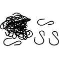 thumbnail image 1 of S Hooks for Hanging Plants, Clothes, Black S Shaped Hooks Made of Metal Iron, Heavy Duty S-Hooks, 30 Pack, 1 of 1