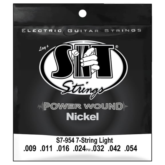 SIT Strings S7954 7-String Light Power Wound Nickel .009-.054