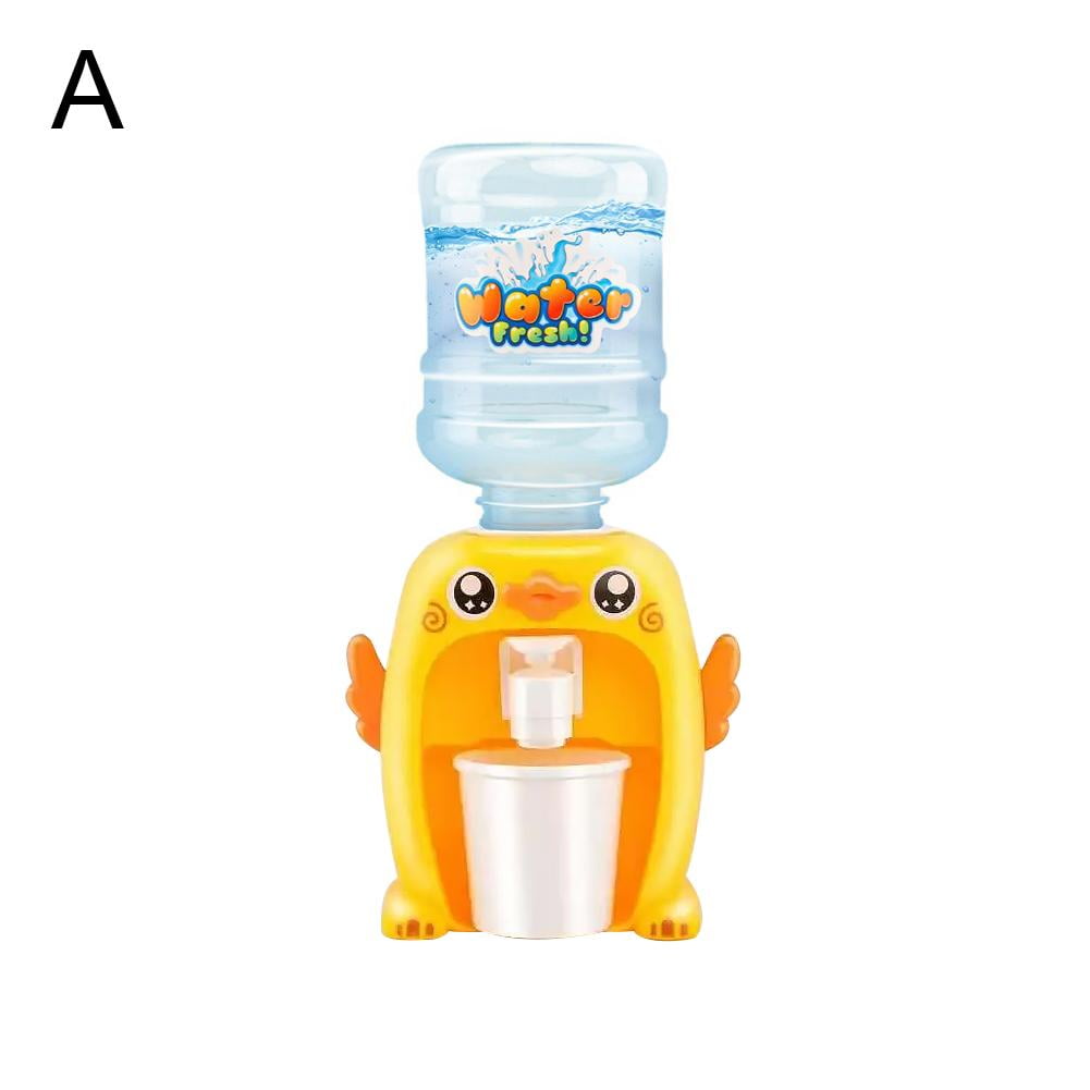 S-JIANG Mini Water Dispenser Toy Drinking Water Cooler - Cute Animal Pig  Duck Birthday Cchristmas Gift, House Accessories V7I0 