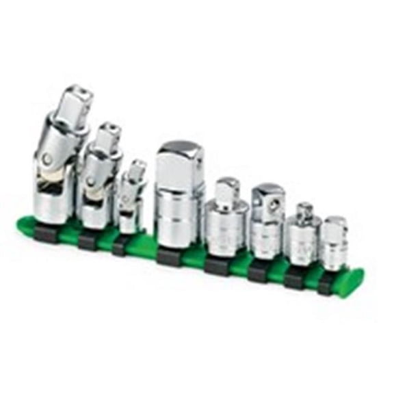 S - K Hand Tool SK4518 8 Piece Chrome Universal Adapter Set