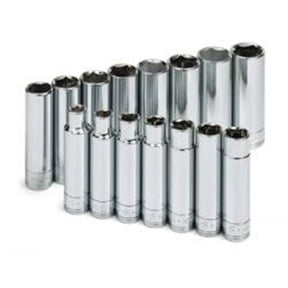 S-K Hand Tool Set Socket 0.5 Drive Deep 6Pt 15 Piece
