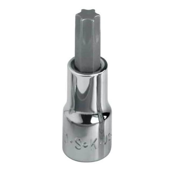 SK Hand Tool 42910 1/4" Dr Torx Bit  Socket Chrome, T10