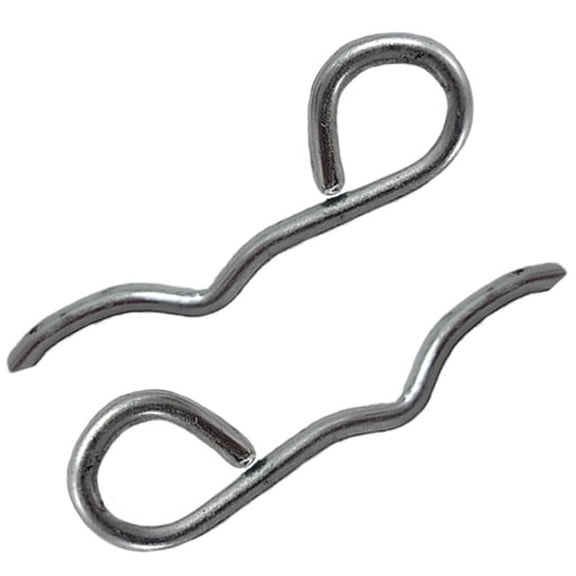 BestNest S&K Replacement Tri Tel Pole Keys, Set of 2 | Metal Keys for S&K Triangular 3-Section Telescoping Poles | Durable Pole Parts with Loop Handle & Secure Arch Design