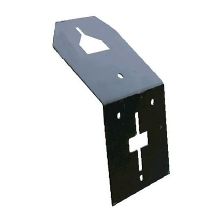 S&K T Post Mounting Adapter Steel Bird House Mounting Plate, Black, Angled Design for Easy Fit on T-Posts, Made in USA