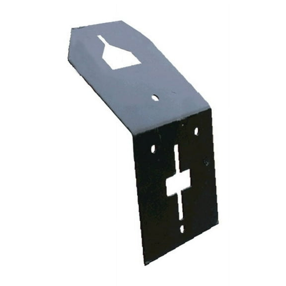 S&K T Post Mounting Adapter Steel Bird House Mounting Plate, Black, Angled Design for Easy Fit on T-Posts, Made in USA