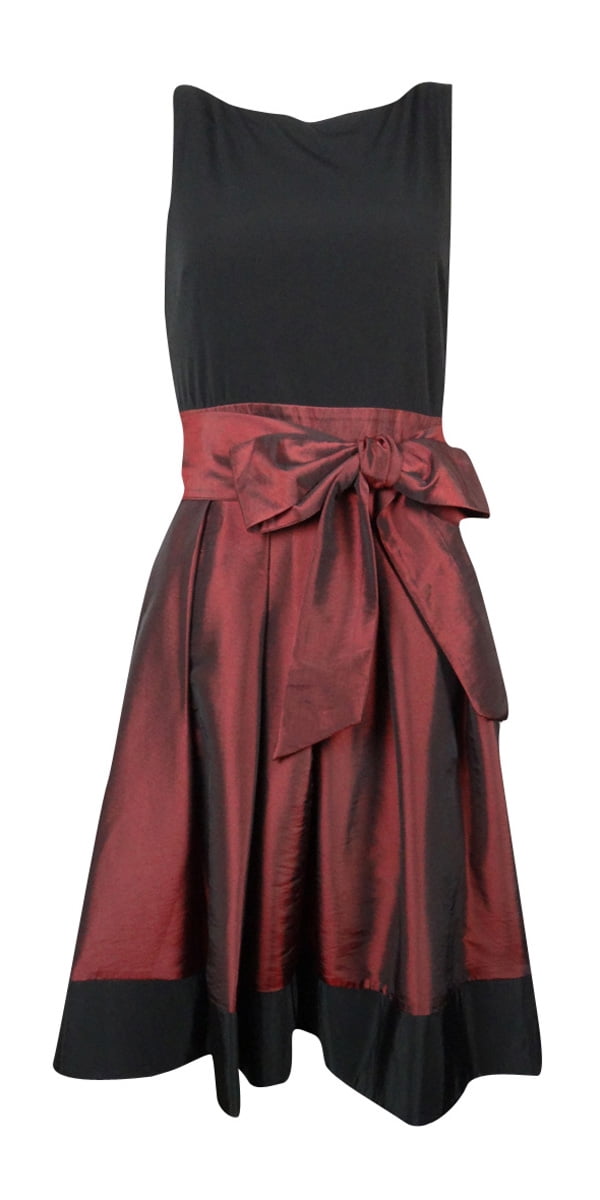 S.L. Fashions Women's Sleeveless Wrap Belt A-Line Cocktail Dress - Walmart.com S.L. Fashions Women's Sleeveless Wrap Belt A-Line Cocktail Dress - Walmart.com
