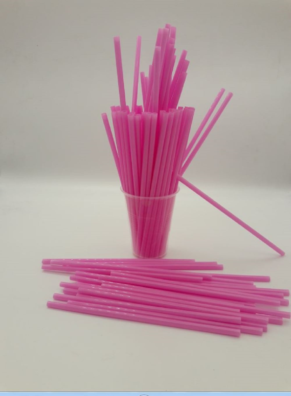 Straws - Bright Pink 4/pk - Slant Collections
